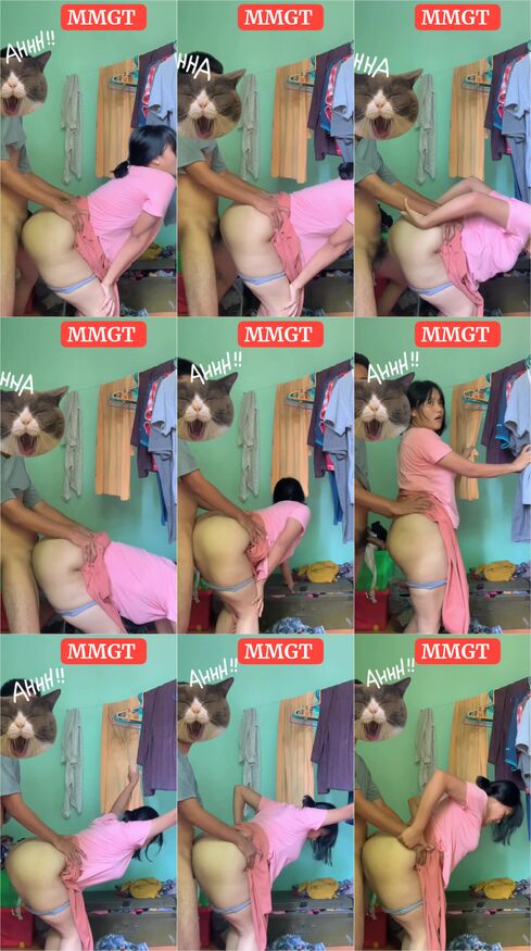 Lagi jemur baju kena sodok kontol