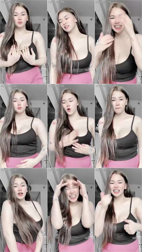 Bokep Indo Tiktok Alana Tank Top Hitam Toge