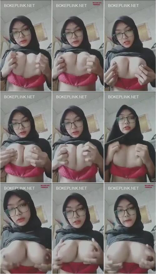 Thumbnail Video Sex Skandal Jilbab Kacamata TETEnya Gede 1 Bahan Lokal