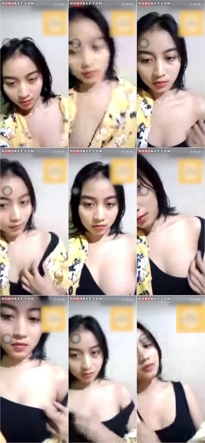 Bokep Indo Cewek Tanktop Hitam Mainin Pentil Susu