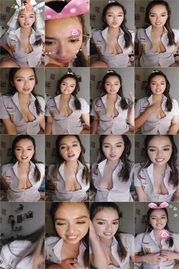 Thumbnail Video Sex  Vina cantik Cosplay Seragam SMP  Bahan Lokal