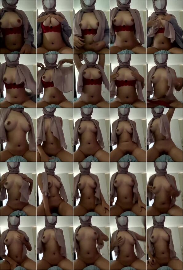 Thumbnail Hijab main sama bantal sange