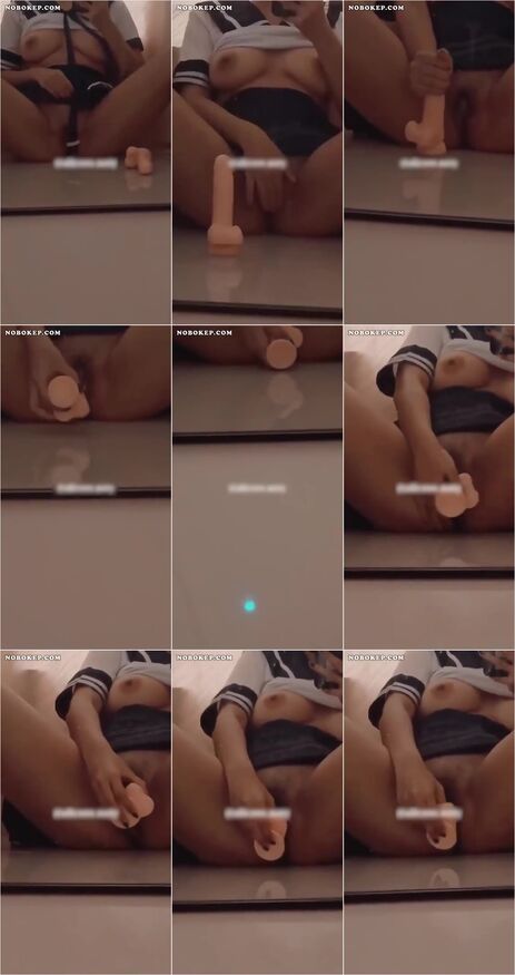 Bokep Indo Viral Bocil Kostum Pelajar Colmek Dildo