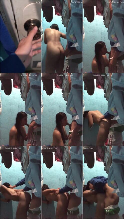 Video Sex Drama Prank Dedek Lagi di Kamar Mandi Nyepong Ngewe