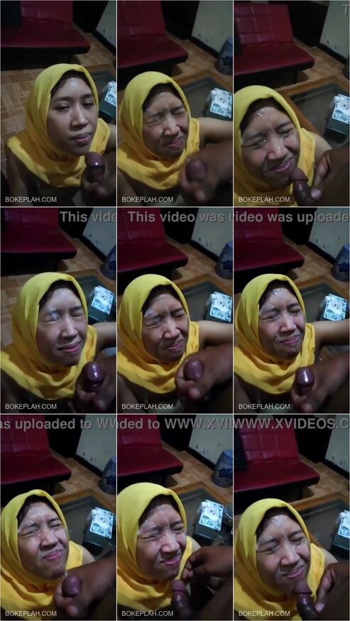 Video Sex Jilbab Kuning Crot di Muka Berlumuran Peju Ruang Video Sex