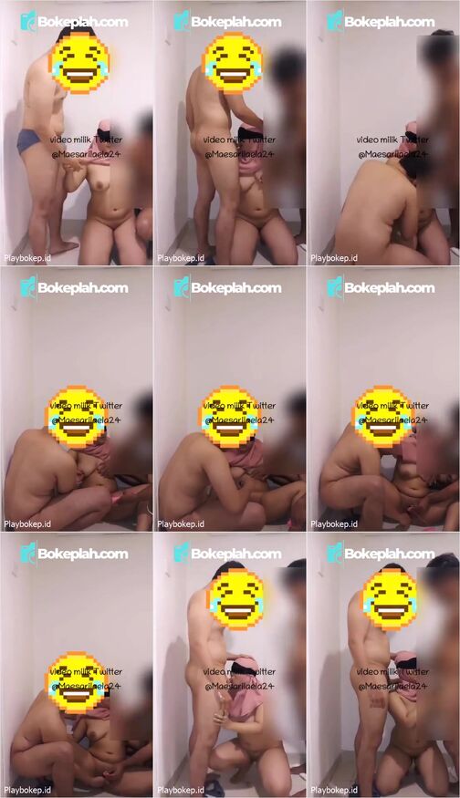 Thumbnail Tante Jilbab Layani 2 Pria e2j5  Bahan Lokal